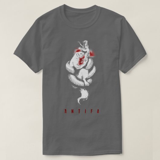 T-SHIRT MONGOOSE CONTRE SNAKE  (Design devant)