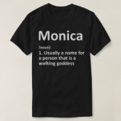 T-shirt MONICA Definition Personalized Name Funny Birthday (Design devant)