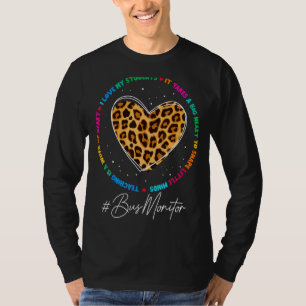 T-shirt Moniteur d'autobus Équipe de l'école Appréciation