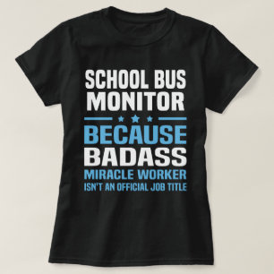 T-shirt Moniteur de bus scolaire