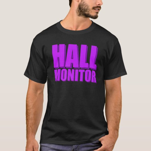 T-shirt Moniteur Hall (Devant)