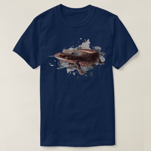 T-shirt Moniteur Lizard Savannah Reptile animal (Design devant)