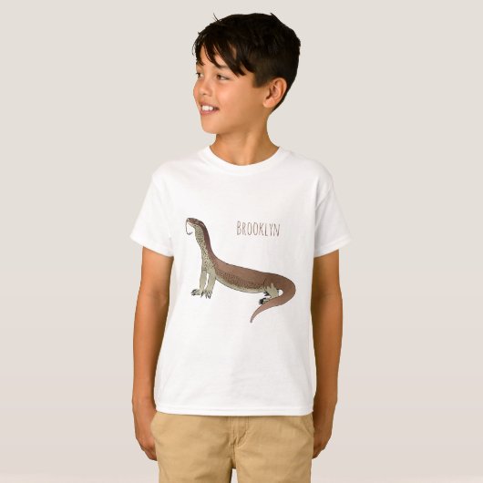 T-shirt Monitor lizard (Devant entier)