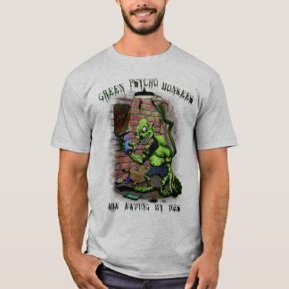 T-shirt Monkees psychopathe vert
