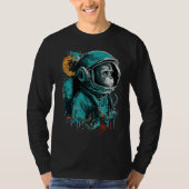 T-shirt Monkey Astronaut Outer Space Explorer Science Stud (Devant)