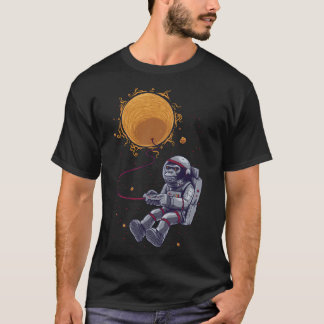 T-shirt Monkey astronaute
