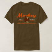 T-shirt Monkey Bars 0 My Arms 1 Monkey Toxits (Design devant)
