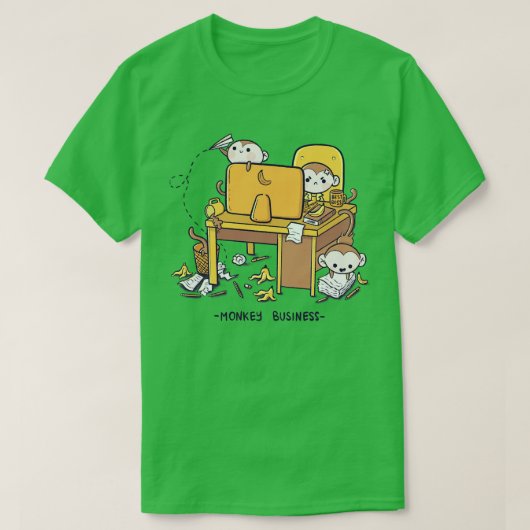 T-shirt Monkey Business (Design devant)