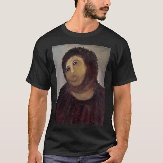 T-shirt Monkey Christ Monkey Jesus (Devant)