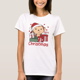 T-shirt Monkey Christma