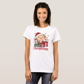 T-shirt Monkey Christma (Devant entier)