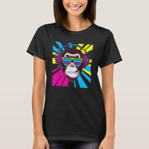 T-shirt Monkey DJ