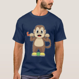 T-shirt Monkey Field hockey bâton de hockey