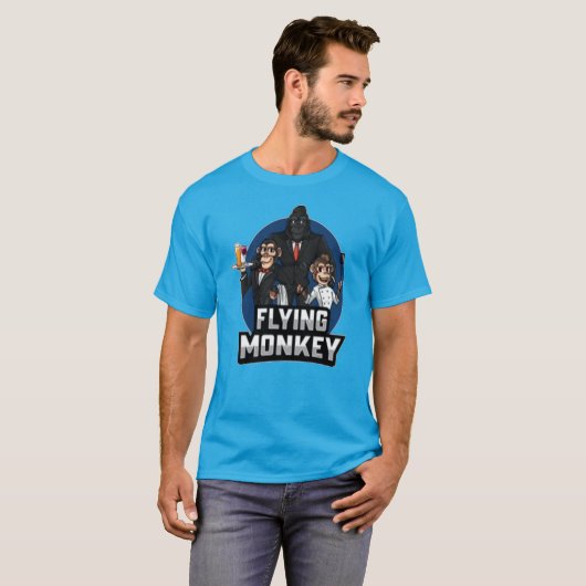 T-SHIRT MONKEY FLUX (Devant entier)