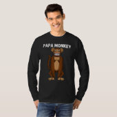 T-shirt Monkey For Men Boys Primate Animal Monkey (Devant entier)