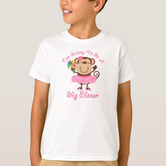 T-shirt Monkey Future Big Soeur (Devant)