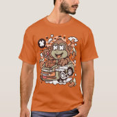 T-shirt Monkey Hotrod (Devant)