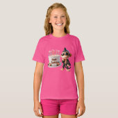 T-shirt  Monkey in Dark Glasses with a Big Cake, Happy Bir (Devant entier)