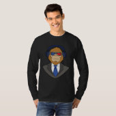 T-shirt monkey in suit (Devant entier)