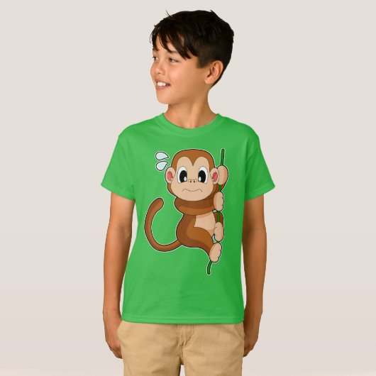 T-shirt Monkey Liana (Devant entier)