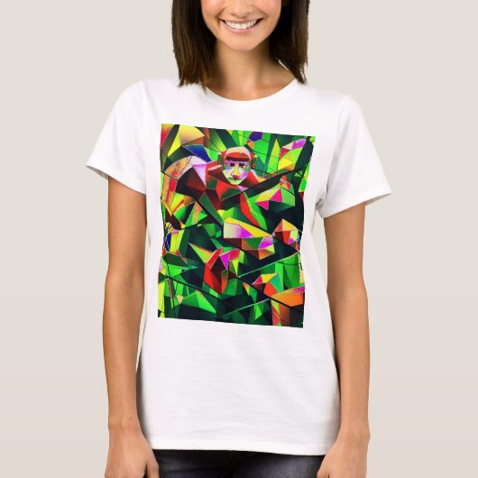 T-shirt Monkey Observe (Devant)