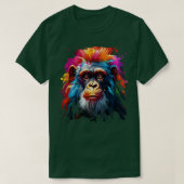 T-shirt Monkey Rainbow (Design devant)