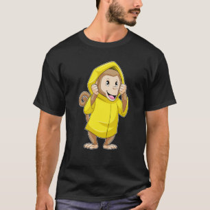 T-shirt Monkey Raincoat