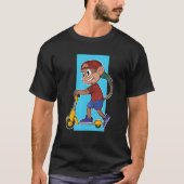 T-shirt Monkey Scooter (Devant)