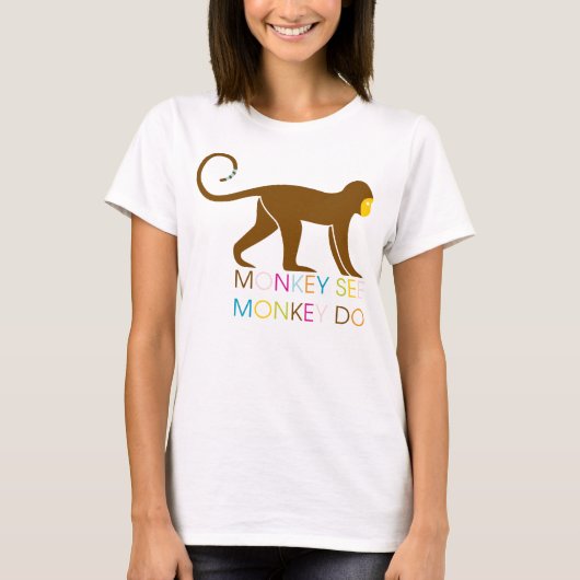 T-shirt Monkey See Shirt (Devant)