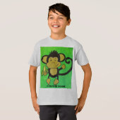 T-shirt monkeying autour (Devant entier)