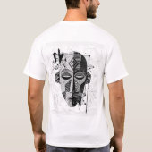 T-shirt Monochromatic_Tribal_Fusion_2. (Dos)