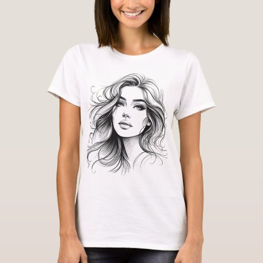 T-shirt monochrome (Devant)