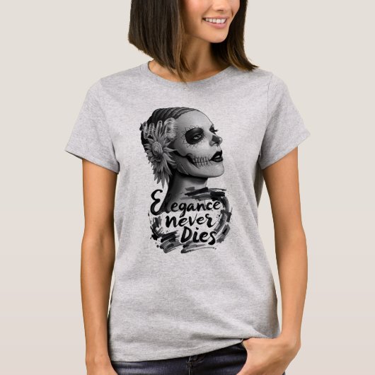 T-shirt Monochrome Calavera (Devant)
