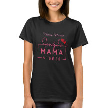 T-shirt monochrome en design rose