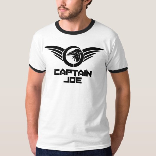 T-shirt monochrome pour le capitaine Joe Men (Devant)