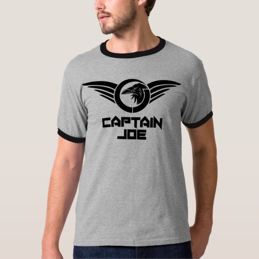 T-shirt monochrome pour le capitaine Joe Men (Devant)