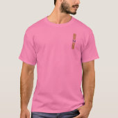 T-shirt Monogram Modern Citron Rayures (Devant)