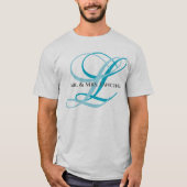 T-shirt Monogram Mr & Mrs Shirt (Devant)