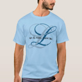 T-shirt Monogram Mr & Mrs Shirt (Devant)