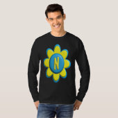 T-shirt Monogram N Colorful Flower (Devant entier)