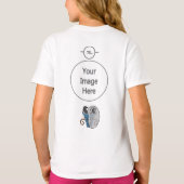 T-shirt Monogramme à pâte noire (Dos)