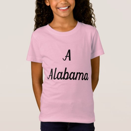 T-Shirt Monogramme Alabama (Devant)