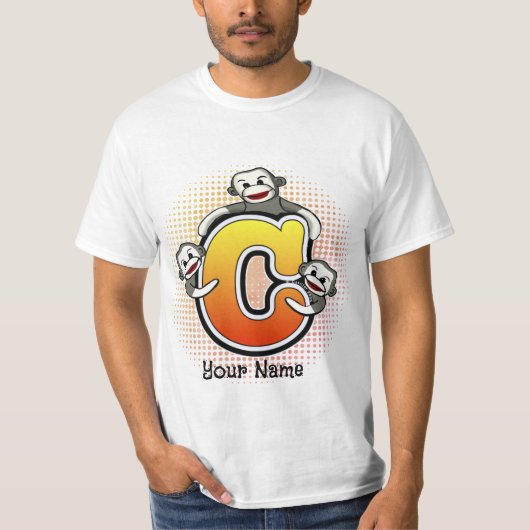 T-shirt Monogramme C Singe-Sock (Devant)