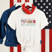 T-shirt Monogramme C'est un bon jour d'être enseignant