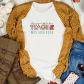 T-shirt Monogramme C'est un bon jour d'être enseignant