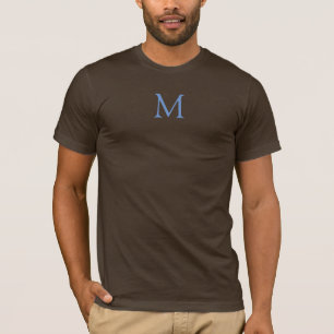 T-shirt Monogramme Conception avant élégante Brown tendanc