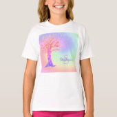 T-shirt Monogramme Couleurs arc-en-ciel (Devant)
