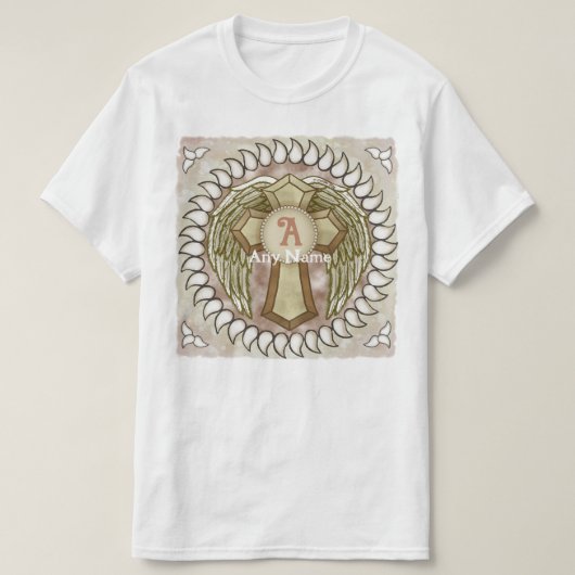 T-shirt monogramme Cross Wings (Design devant)