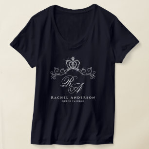 T-shirt Monogramme de la Couronne brillant