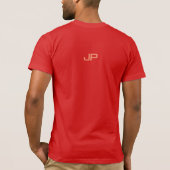 T-shirt Monogramme d'impression recto verso Initial Mens M (Dos)
